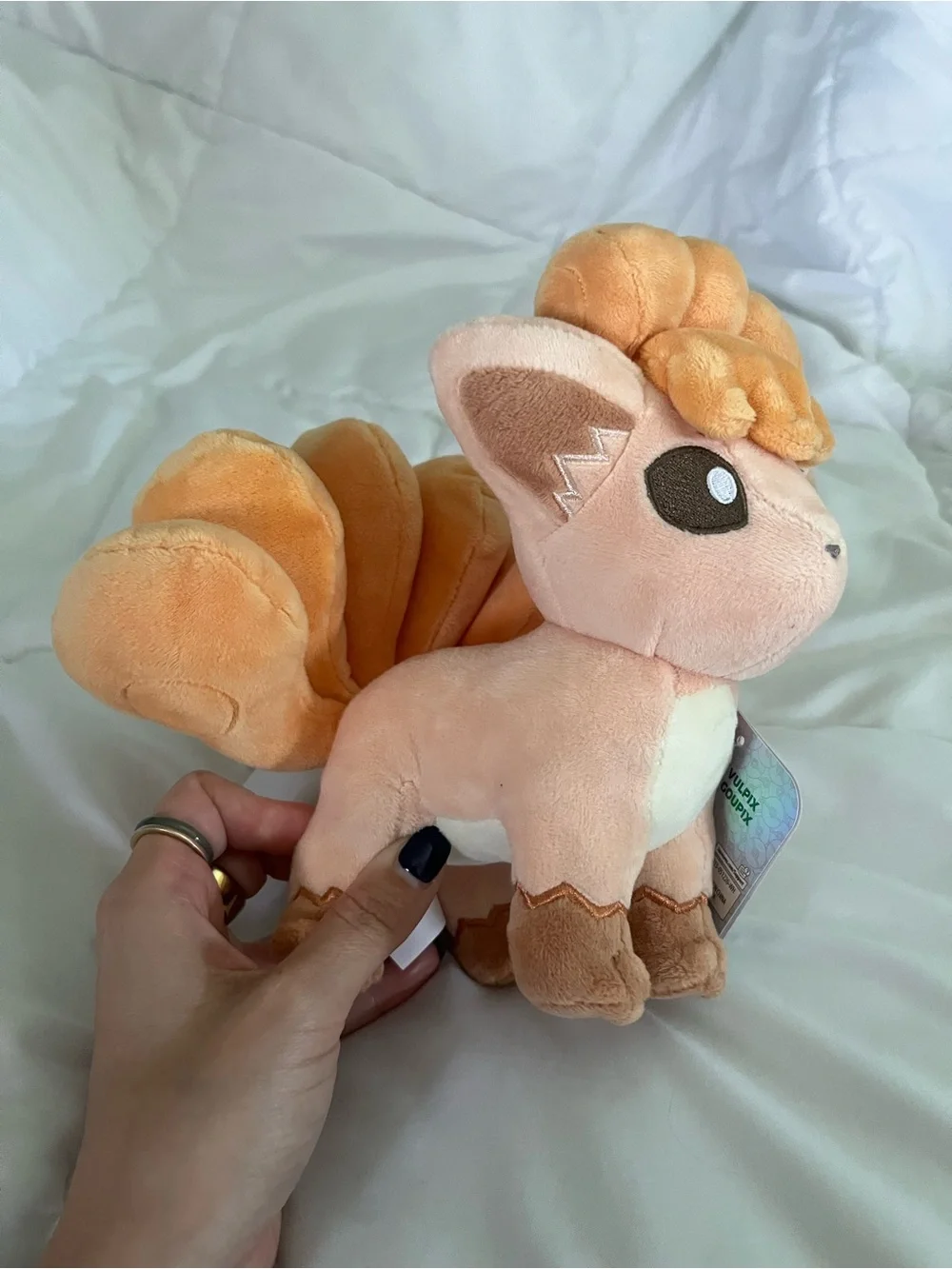 Pokemon 30th Anniversary Vulpix Plush Toy - Orange Vulpix Stuffed Animal